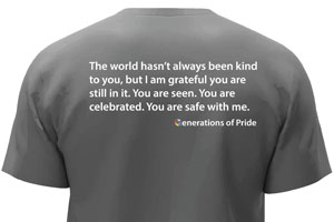 You Paved the Way t-shirt back