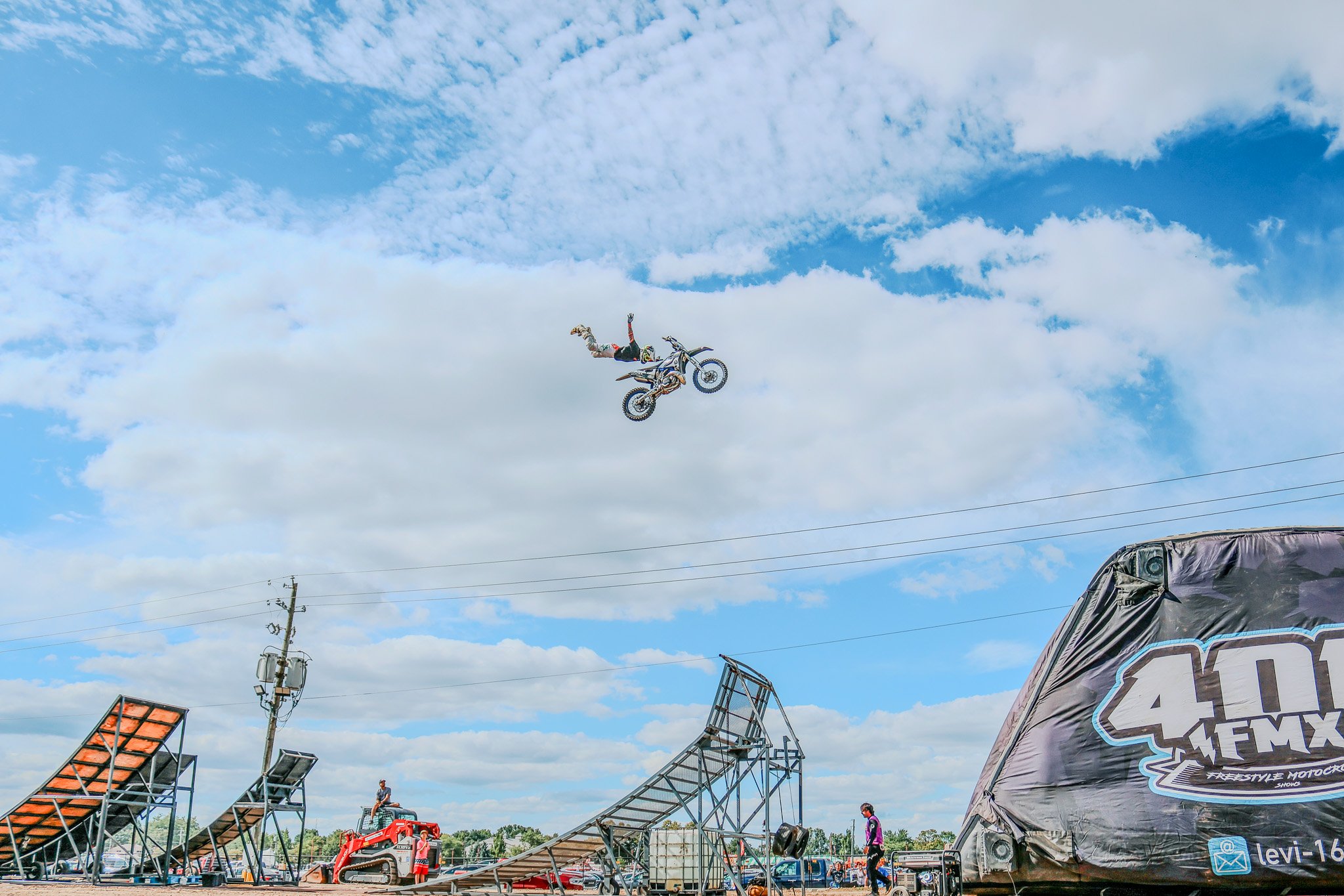 Freestyle Motor-Cross Action Sports Bringing Top Riders From All Around The World To Show Off Some Of The Biggest Tricks at the Indiana State Fair.