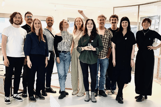 Core Team der Ausstellung "Temporal Ecospheres" auf der Munich Creative Business Week (MCBW) 2025