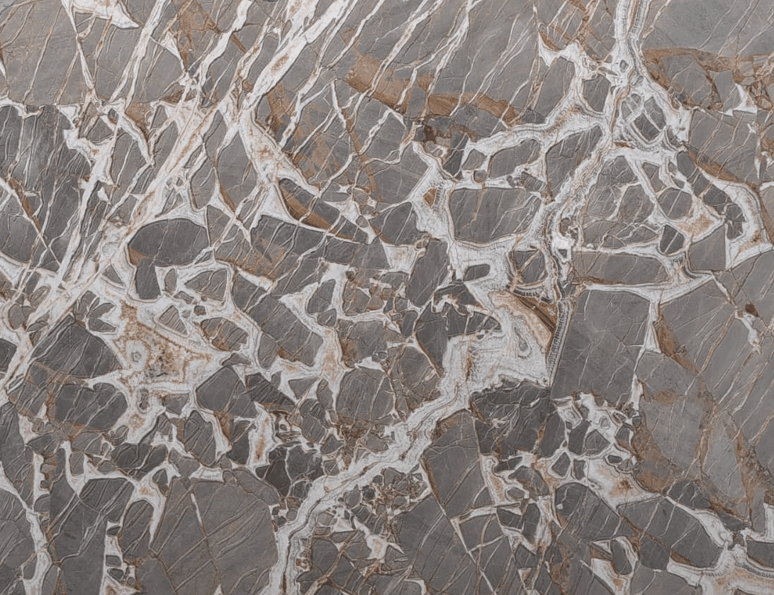 Exotic Grey (KEB 3616) grey and silver marble