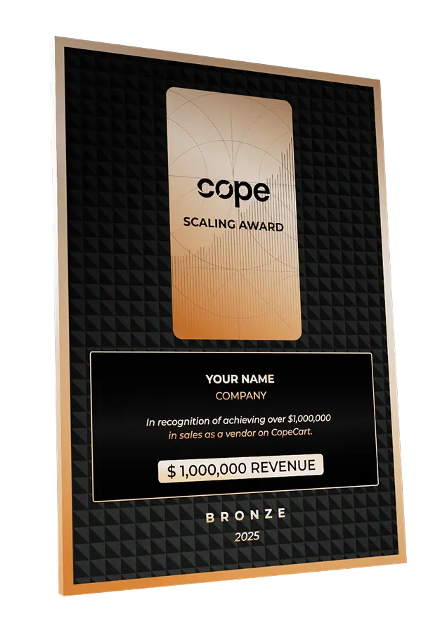Cope Scaling Award Bronze 