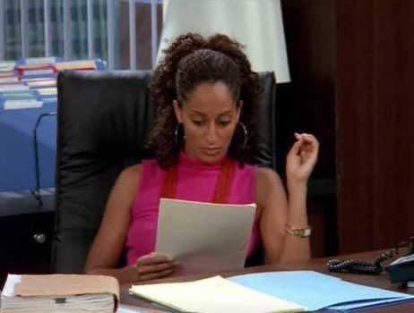 Woman workin on his budget