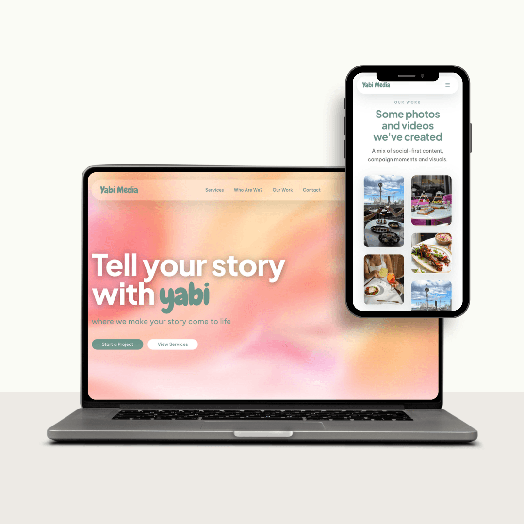 Mockup of Sniffy Home page on ipad, product page on ipad and pet profile on iphone