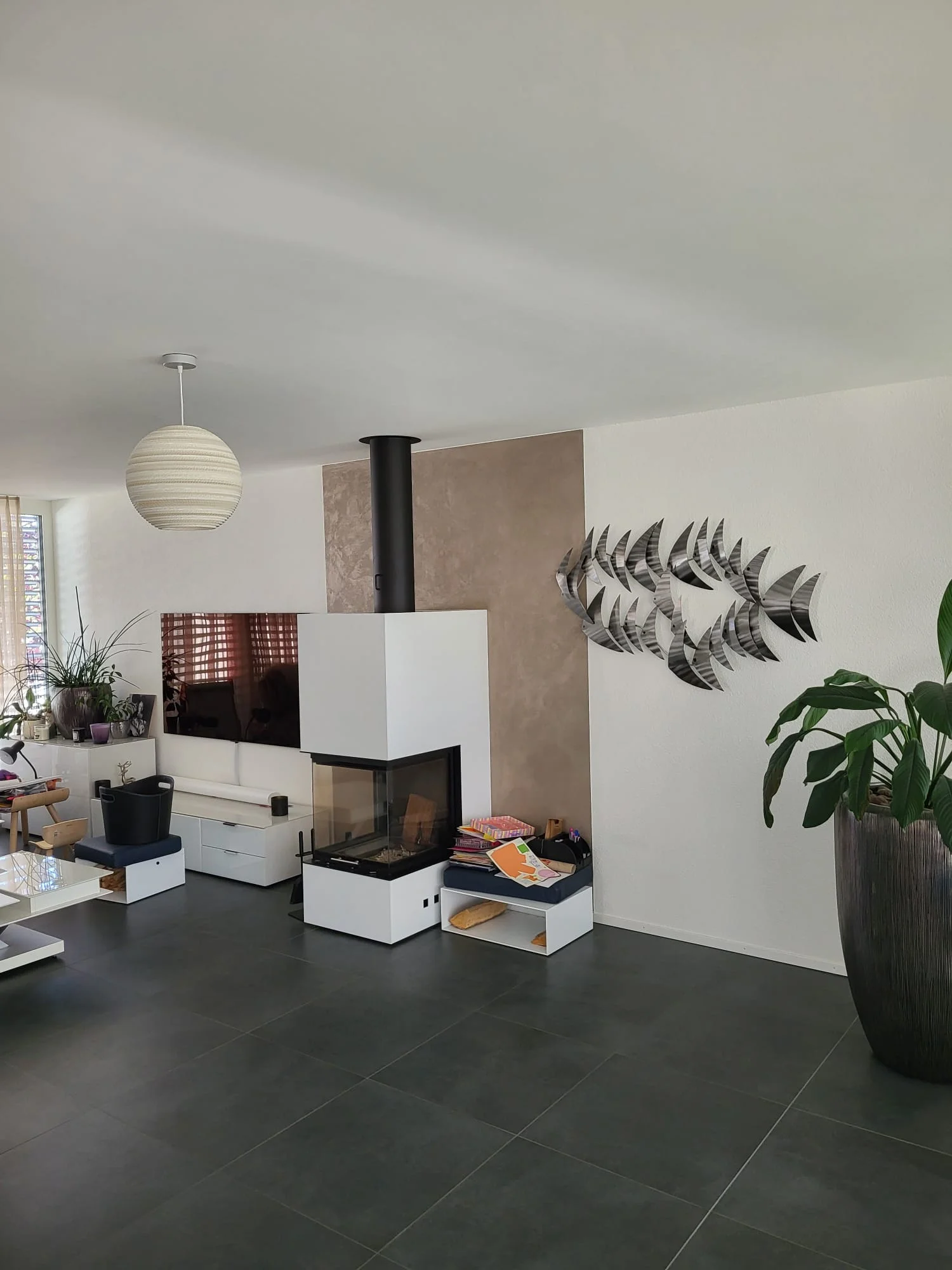 Deckenanstrich Innen Malerarbeiten Gewerbehalle Zürich