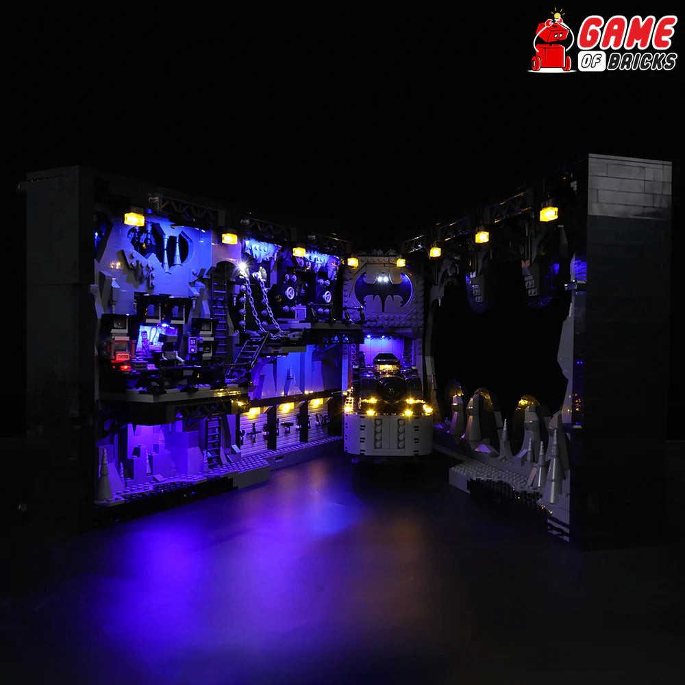LED-lyssett til LEGO® Batcave – Shadow Box 76252, bilde 3 - Brikkenerd