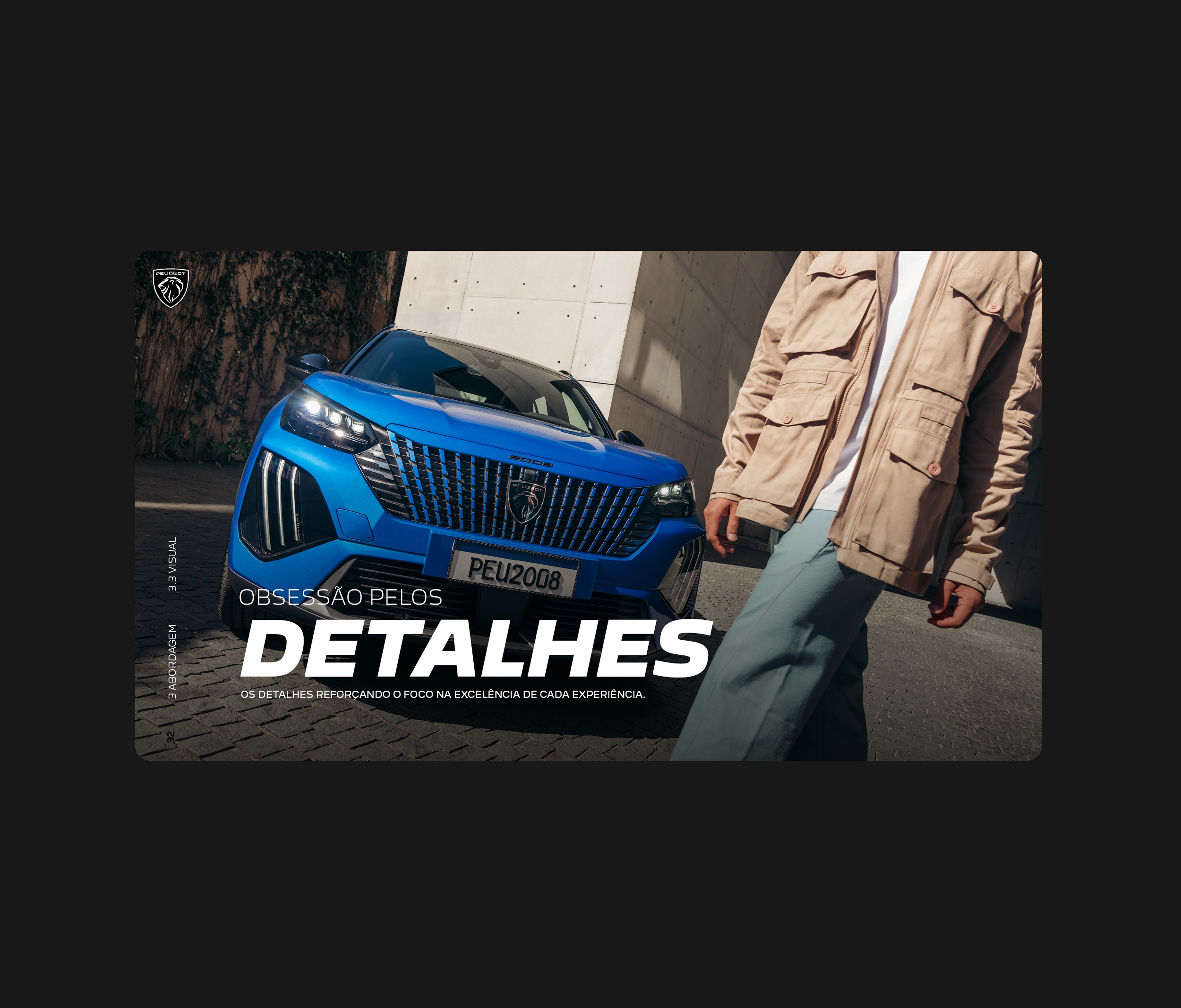 Sandro Rosa - Brand refresh for Peugeot, redefining visual identity, layout logic and digital expression to connect heritage with a younger, digital-first audience while strengthening coherence across campaigns and touchpoints.