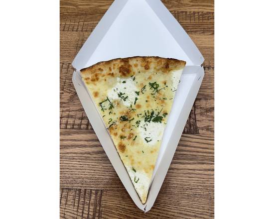 White Pizza Slice