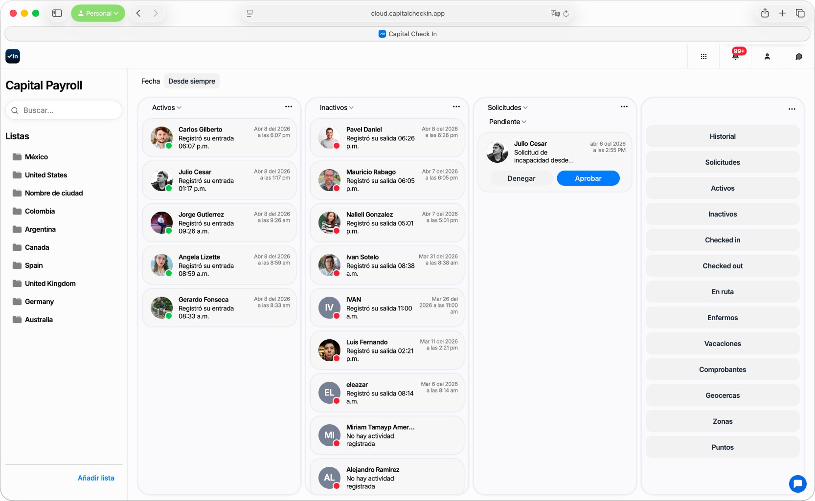 An image of Dreelio's dashboard