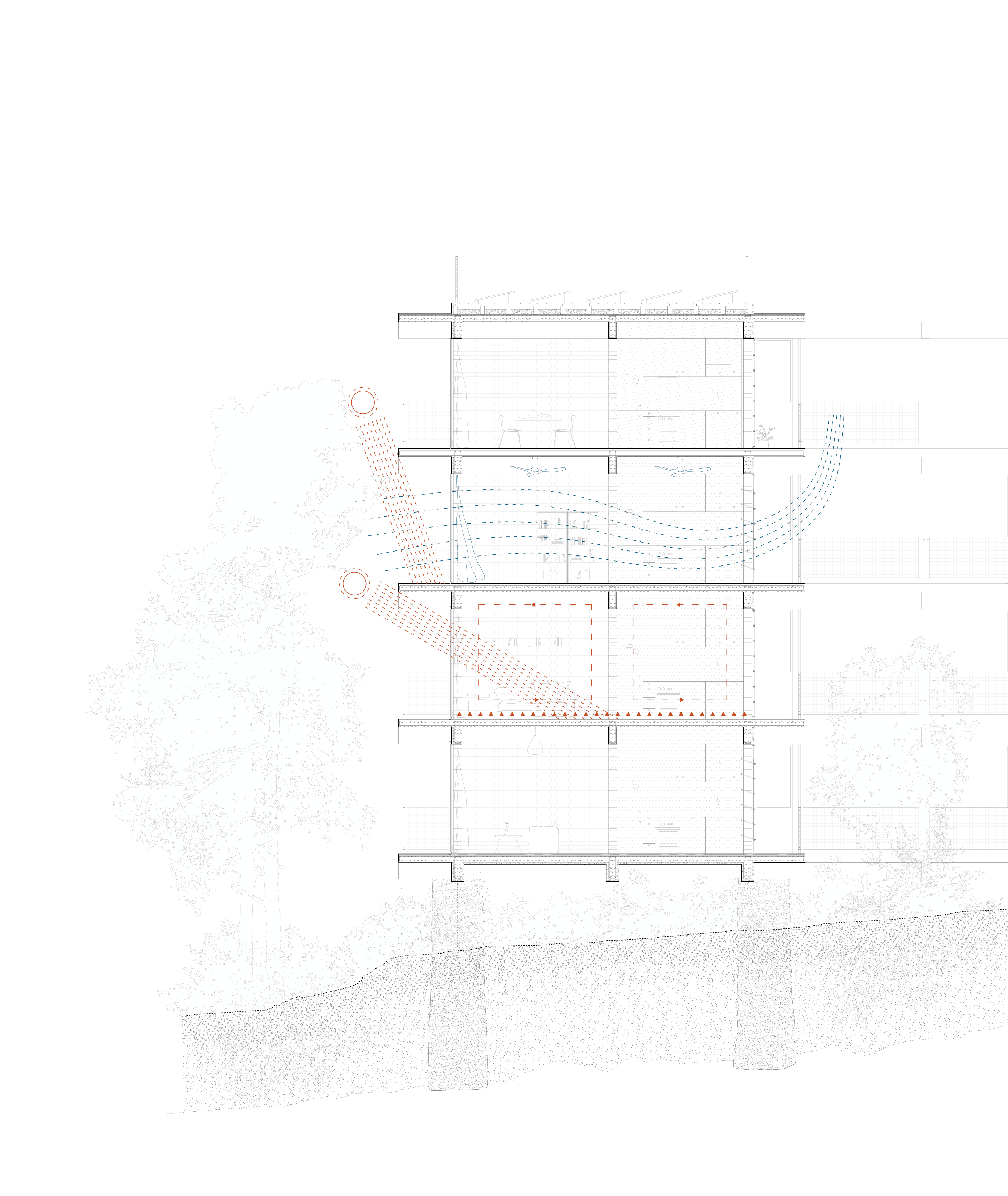 Sección constructiva