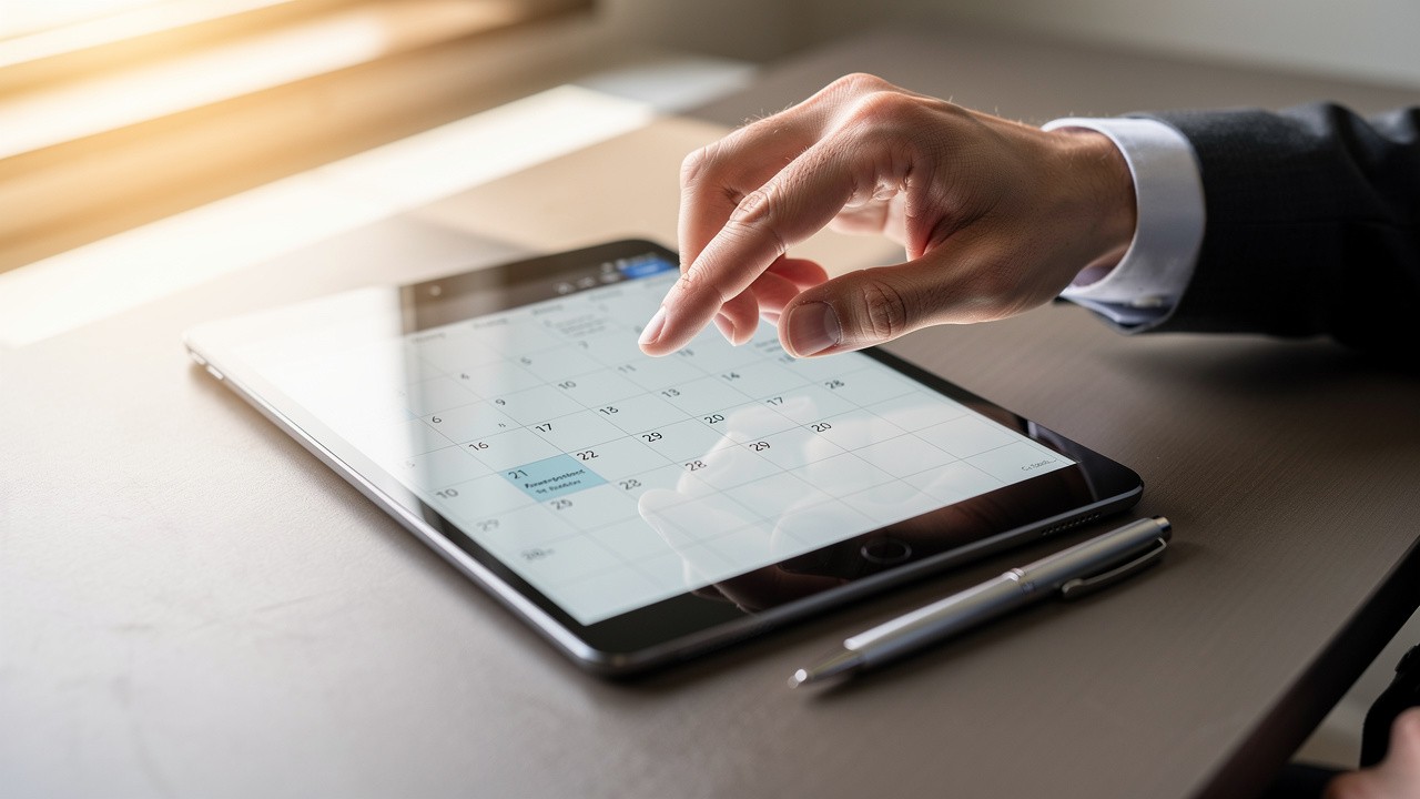 Scheduling a qualified sales meeting