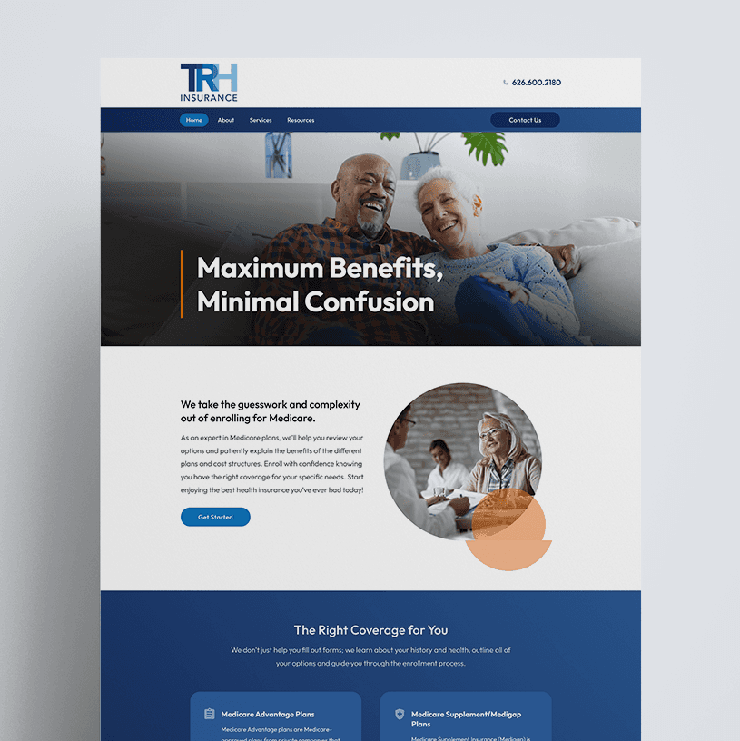 TRH Insurance website