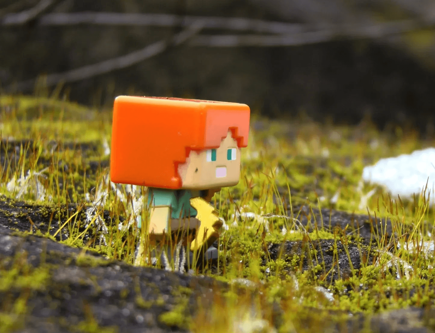Minecraft Figure in the real world