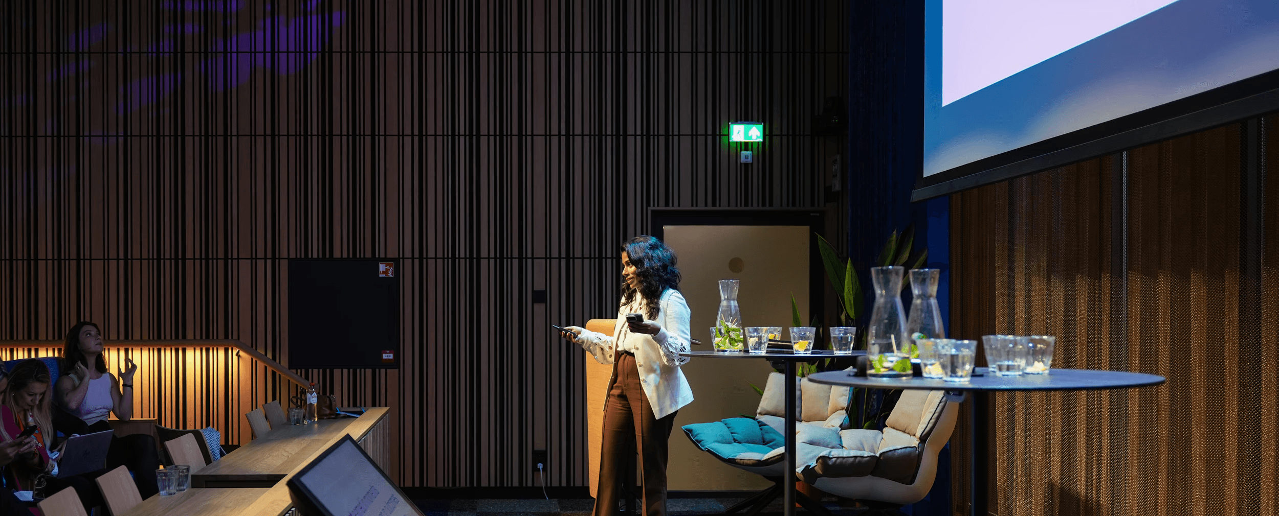 Girl wearing yellow color balloon