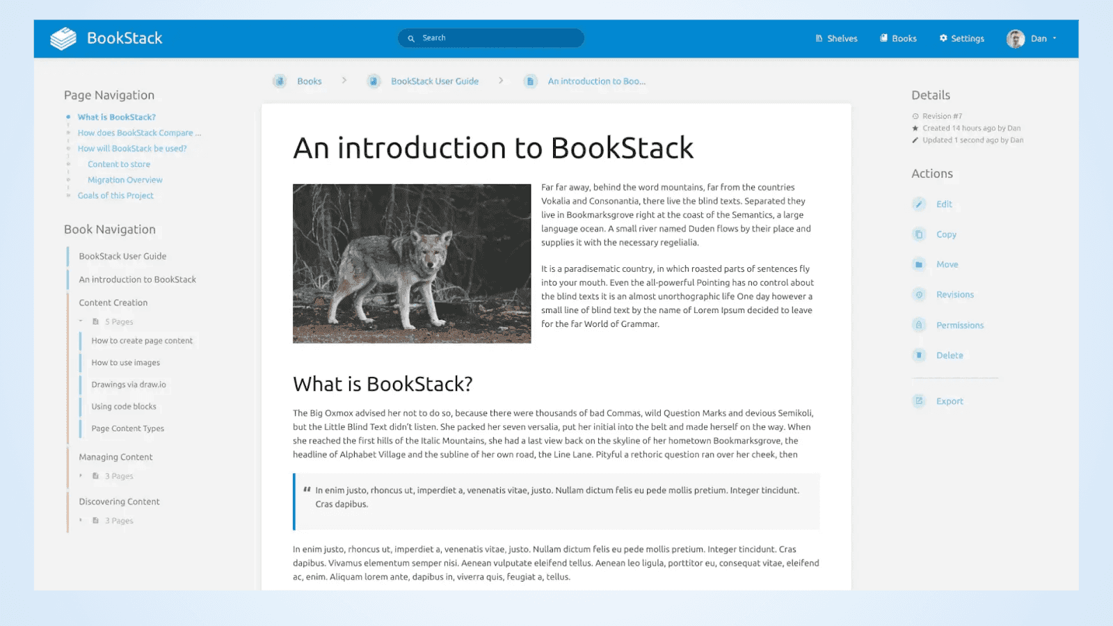 BookStack empowers knowledge management