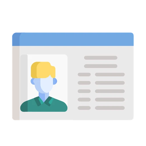 Identity icon illustration