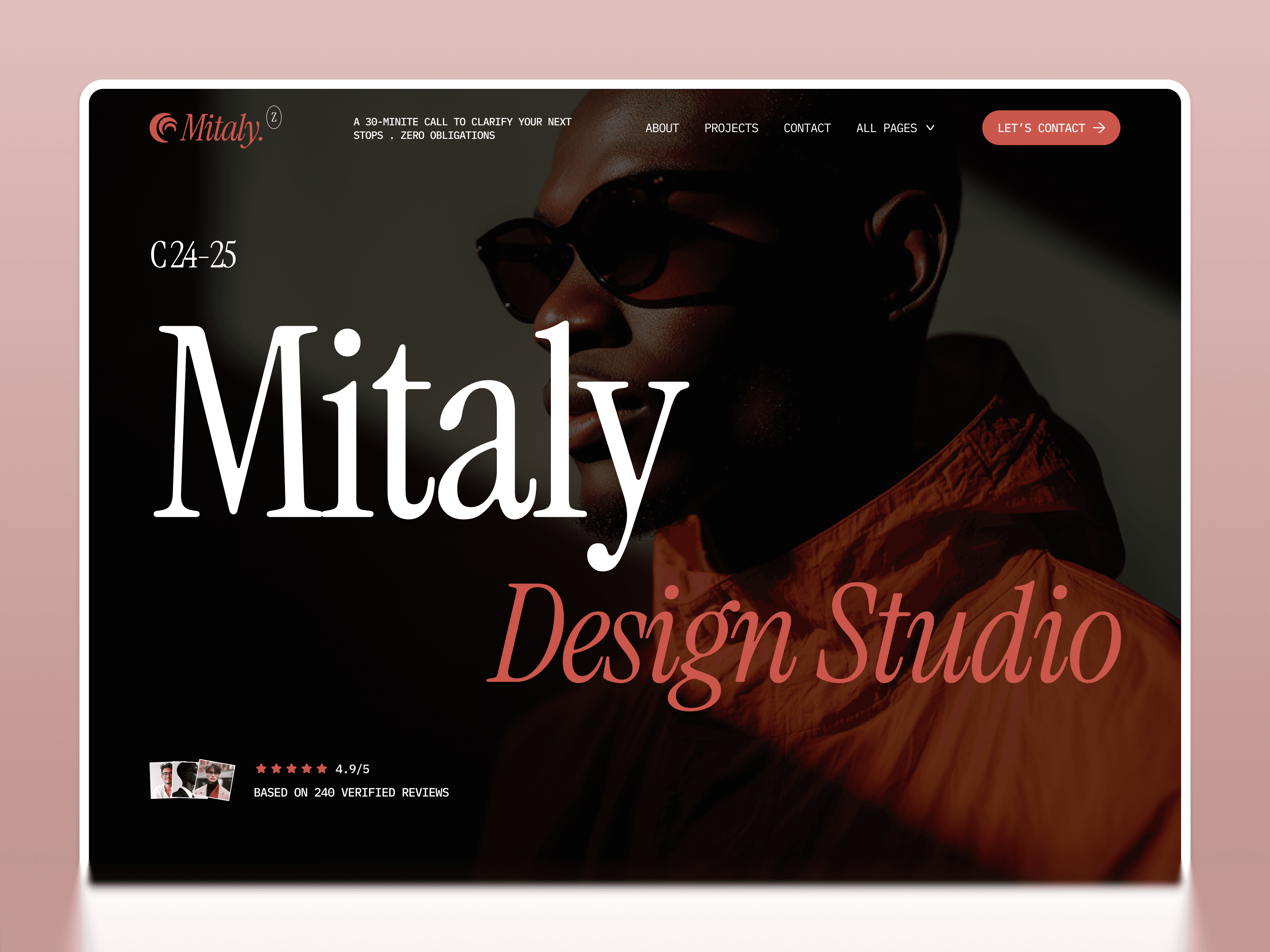framer creative agency template