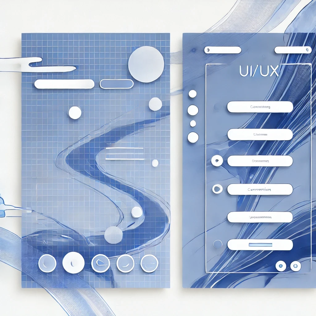 Illustration symbolizing ui/ux by Mario ANTONIALI