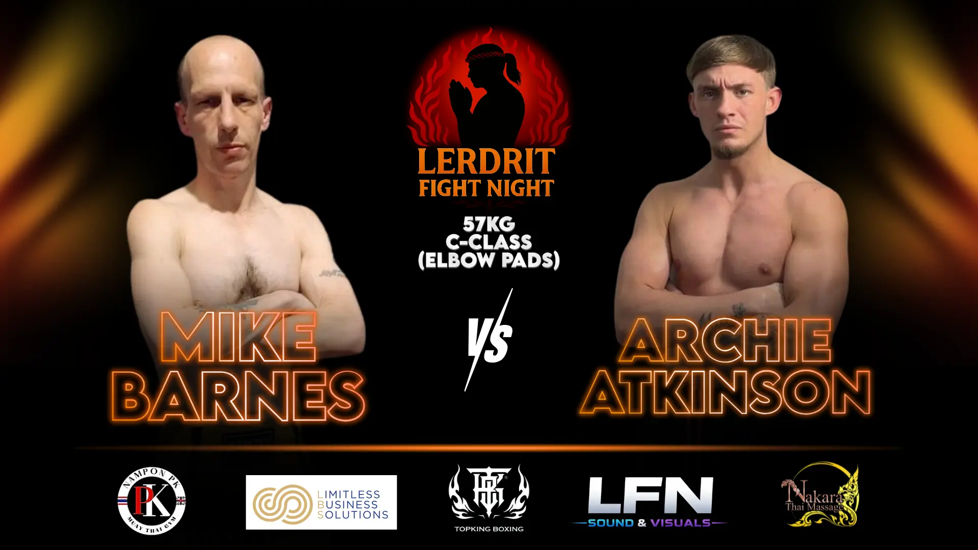 Mike Barnes vs Archie Atkinson | Lerdrit Fight Night