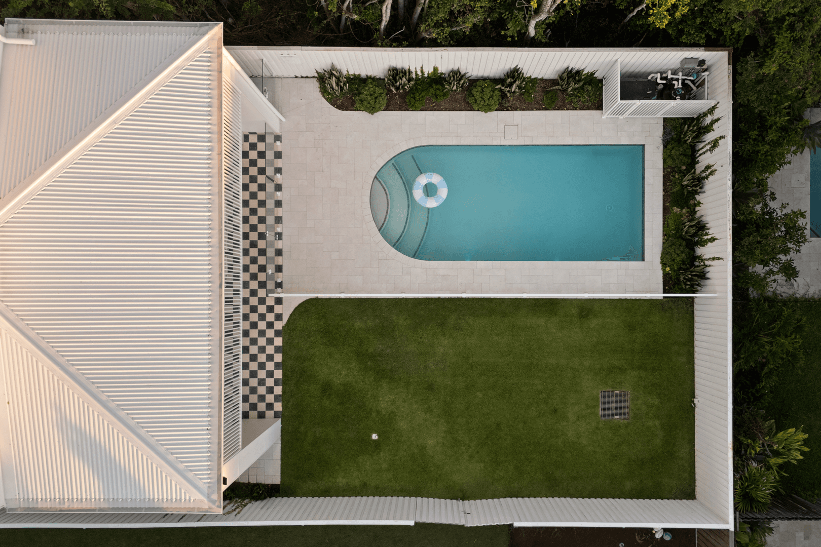 Front facade of Jacaranda House in. Brisbane