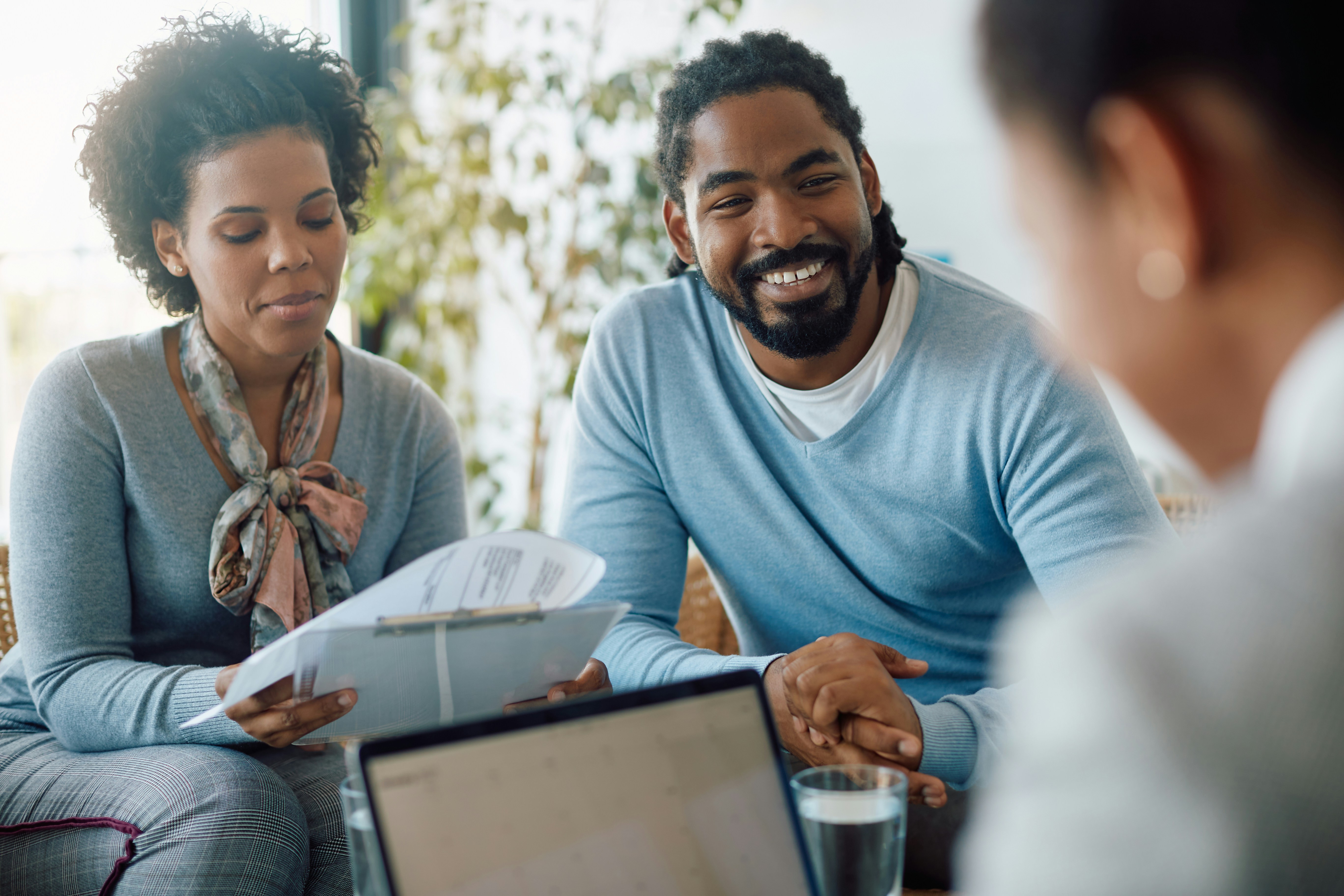 Couple Meeting With A Financial Advisor