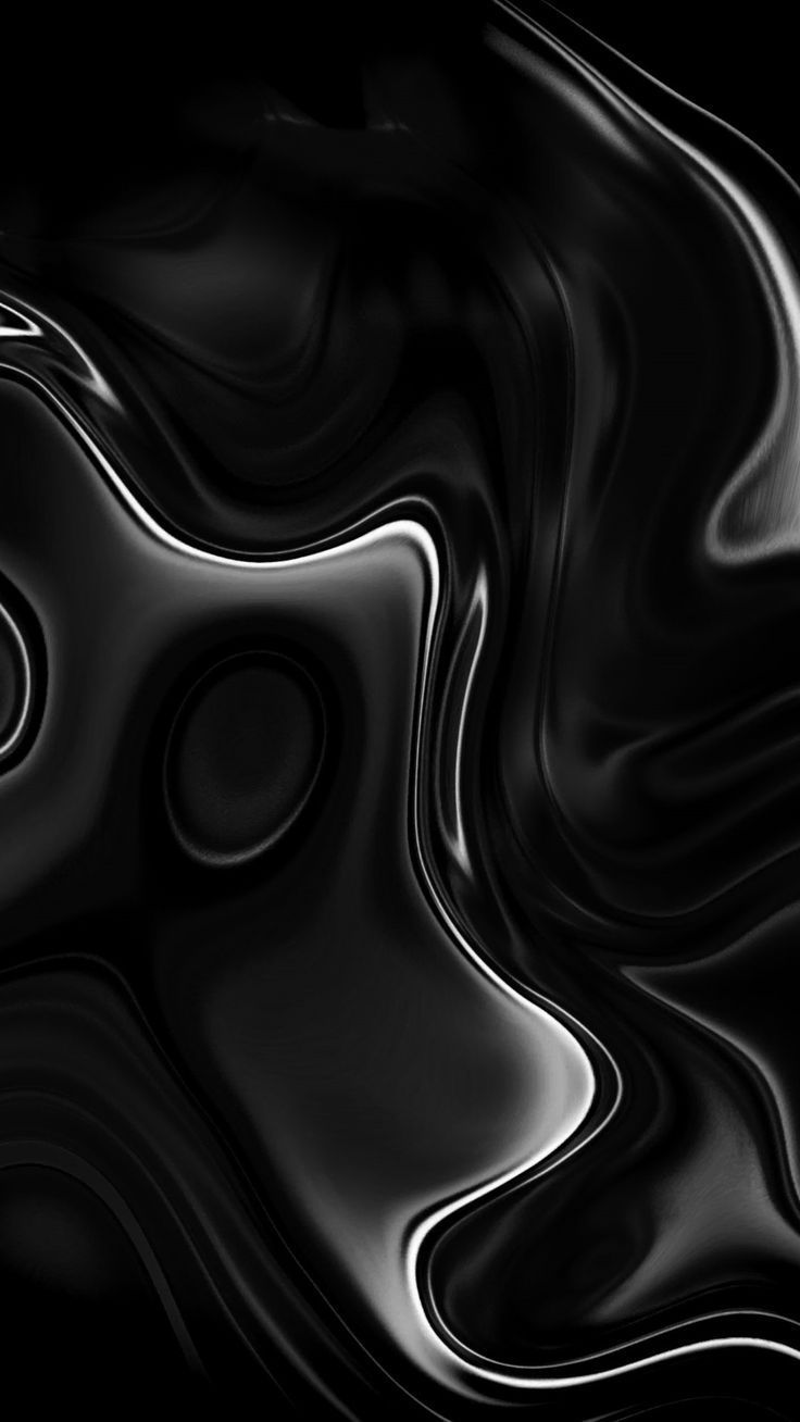 Abstract black and white wavy grid pattern