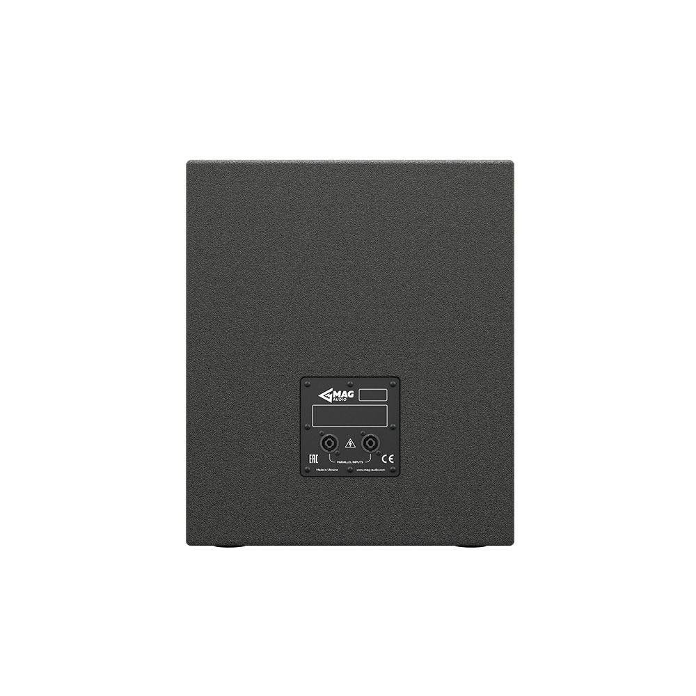MAG Audio speaker, rear panel with connections