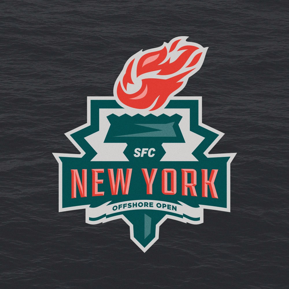 Sports Fishing Championship New York tournament logo.