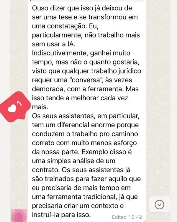 Depoimento de aluno 11