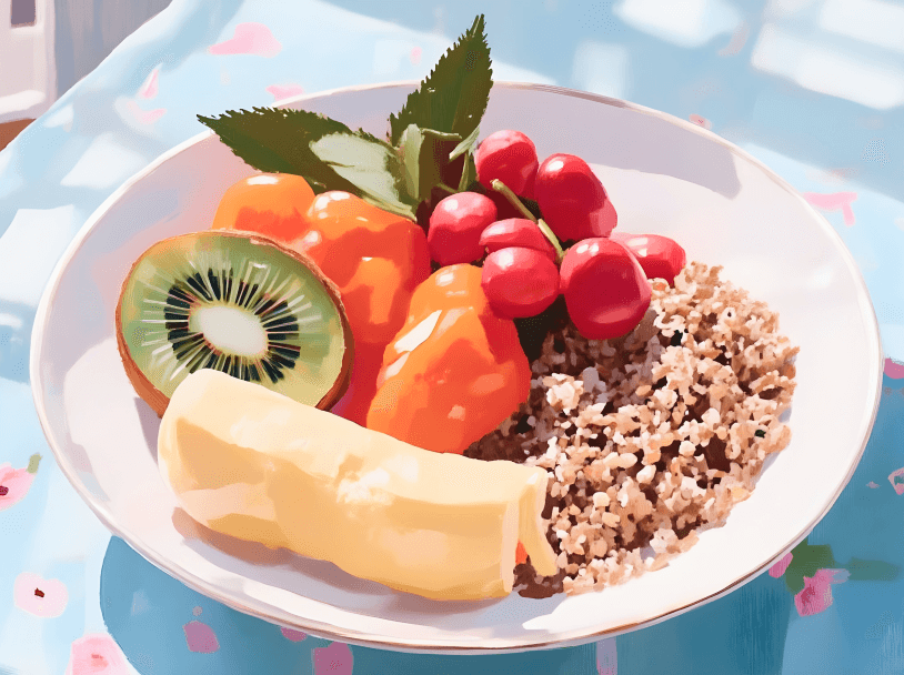 A bowl containing healthy foods