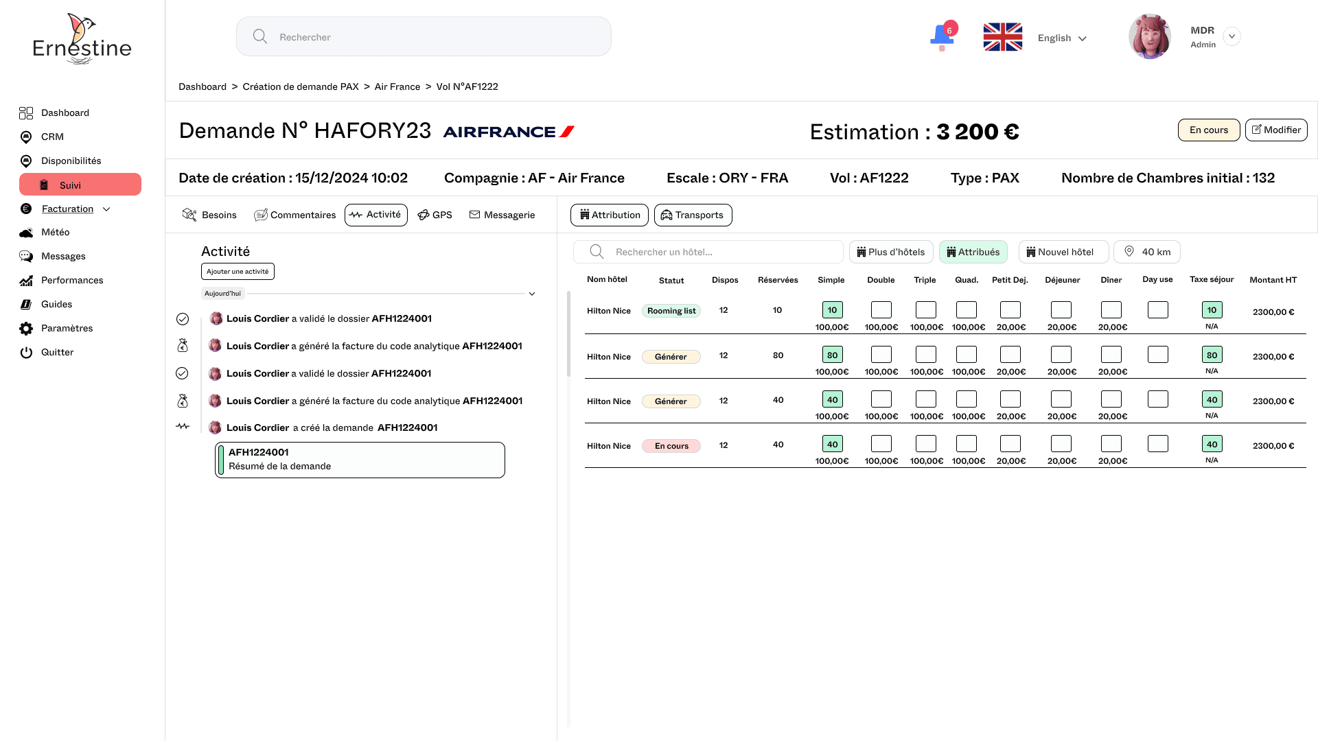 ernestine web app 39