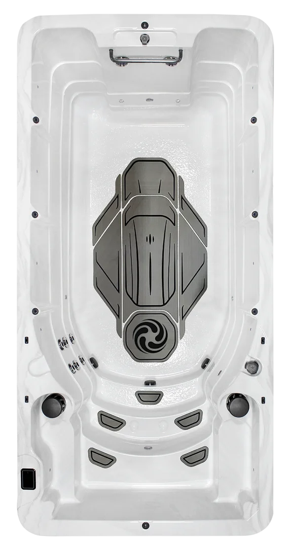 American Whirlpool RL5 swim spa overhead view