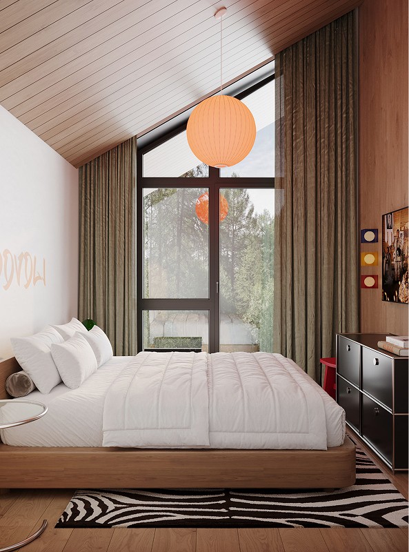 Планування апартаментів Comfort 27 м² у Львові — інвестиційна нерухомість Movin Hotel