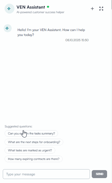 VENMATE Customer Success AI co-pilot