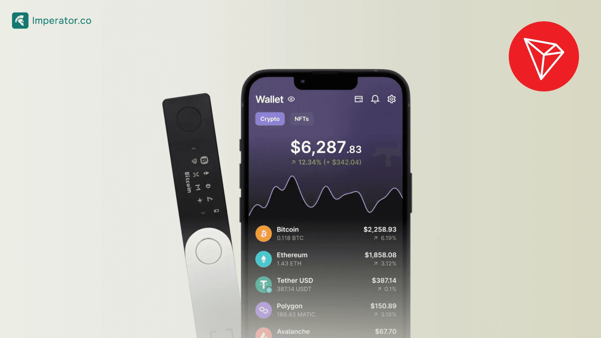 ledger nano x for tron wallet