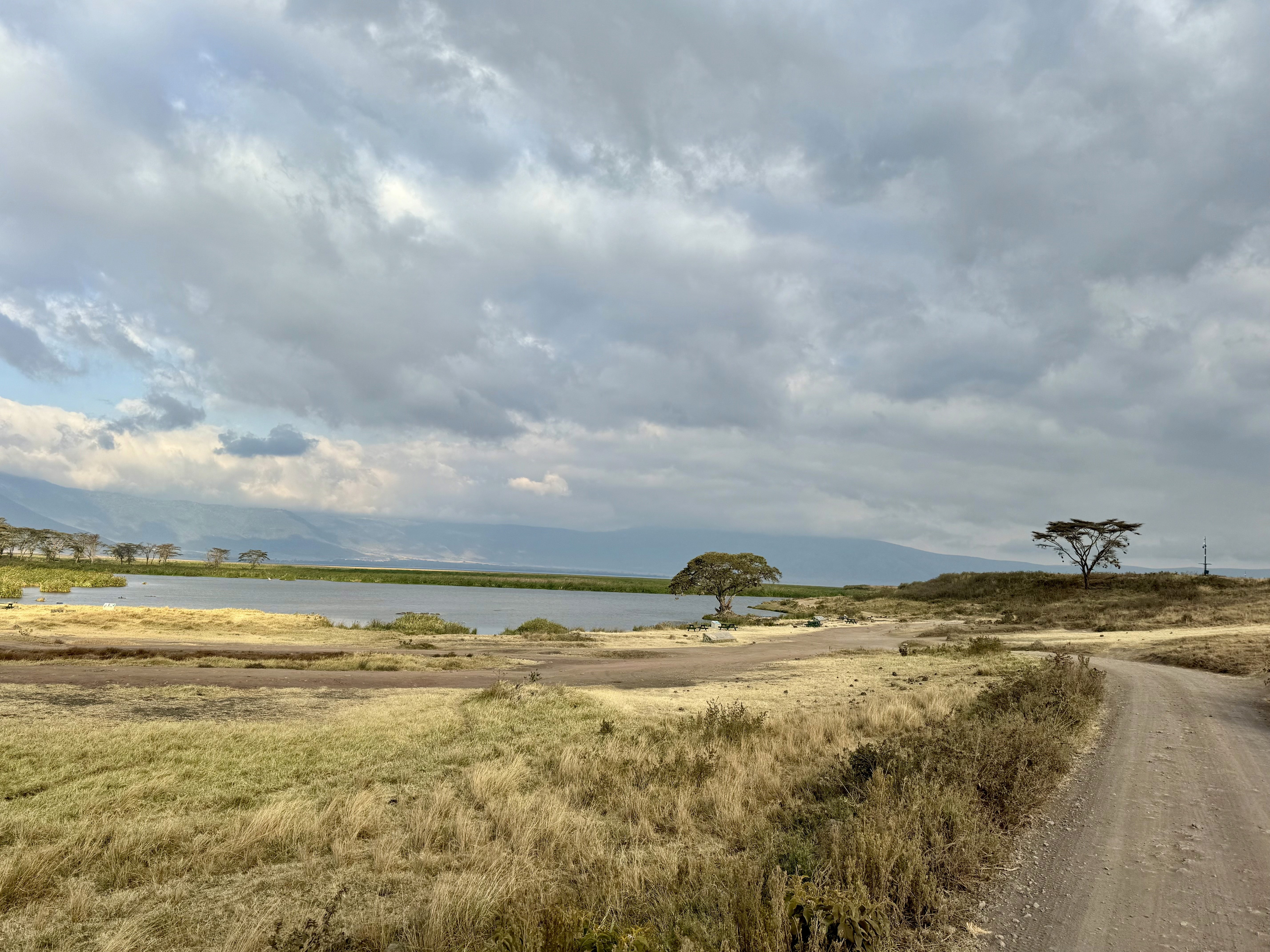 Another lake in the Ngorongoro crater.