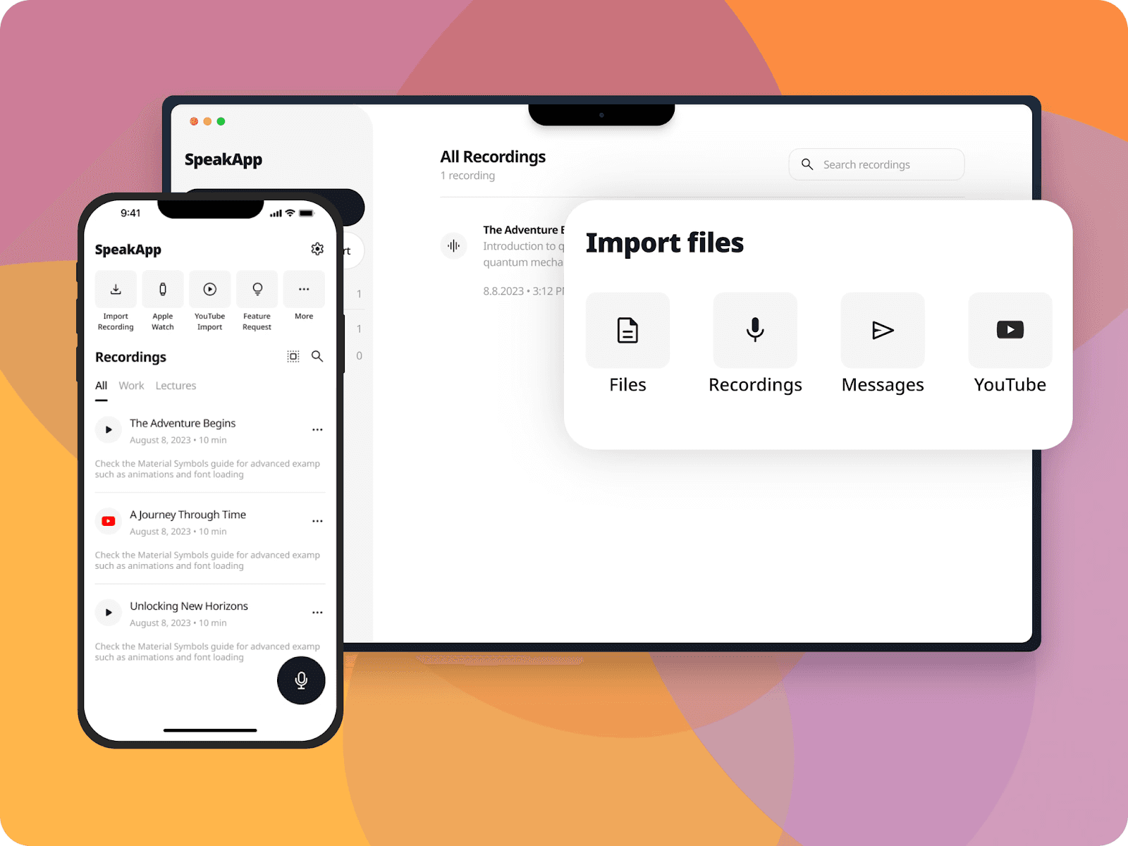SpeakApp AI screenshot