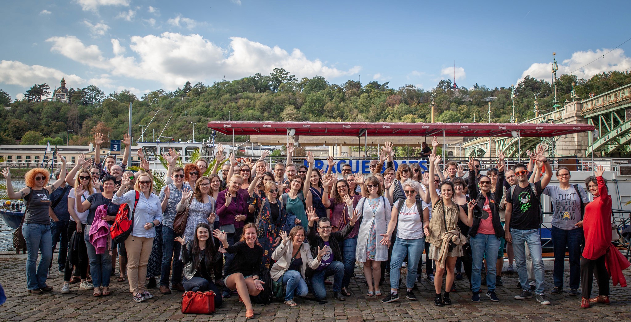 Write the Docs folks after the Saturday boat tour