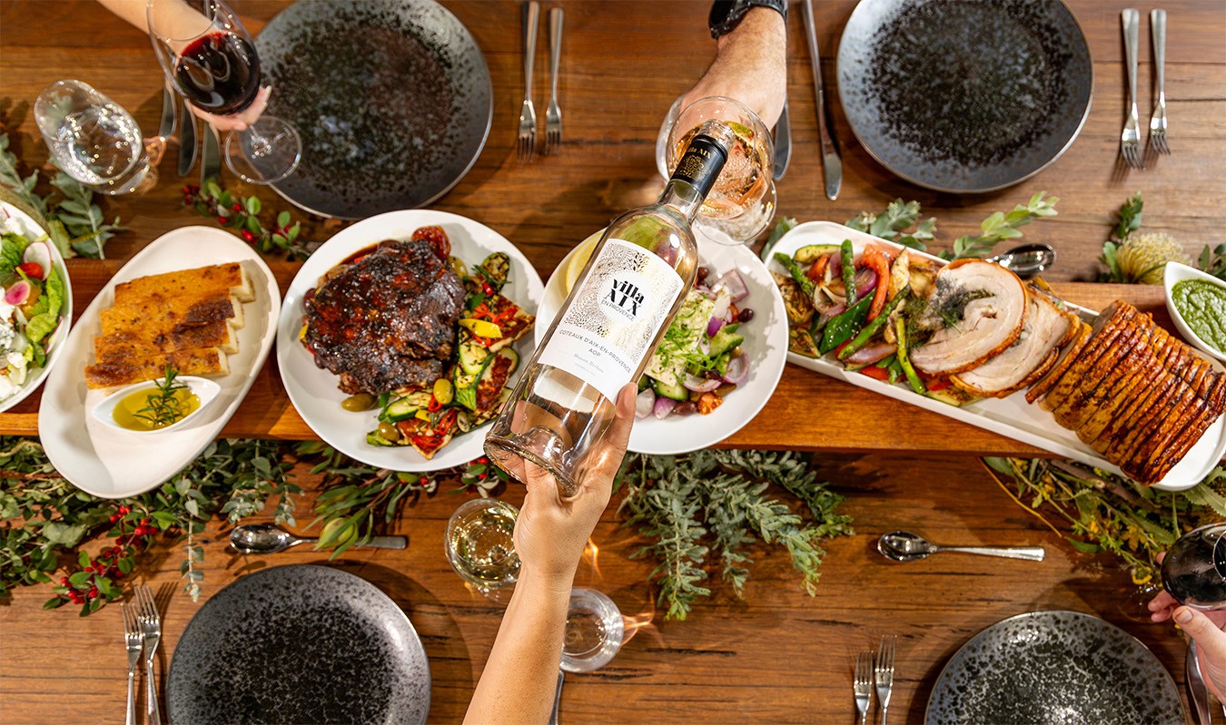 Someone checking items off of a check list