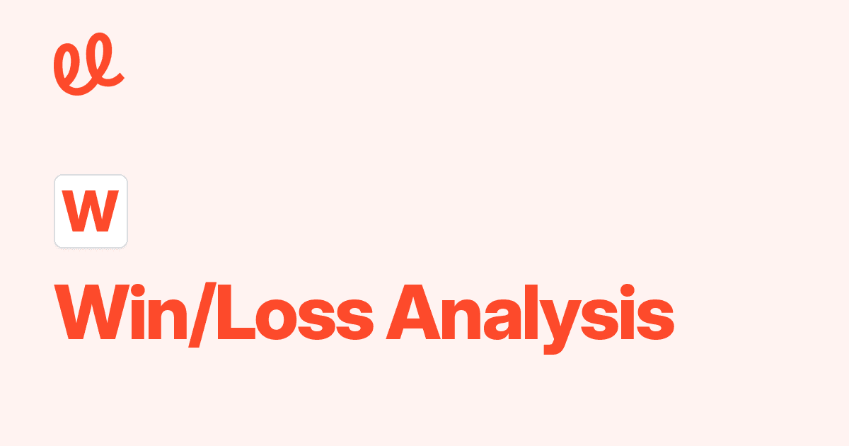 Win/Loss Analysis