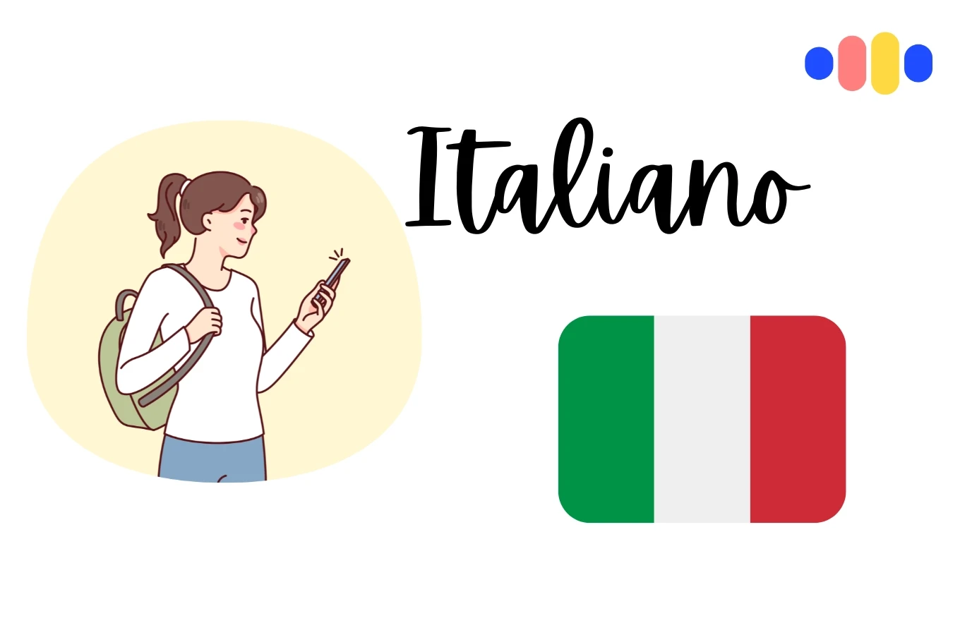 Illustration of a person studying French with an open book and a desk lamp, alongside the French flag and the word 'Français' in elegant script. The image represents French language learning and immersion.