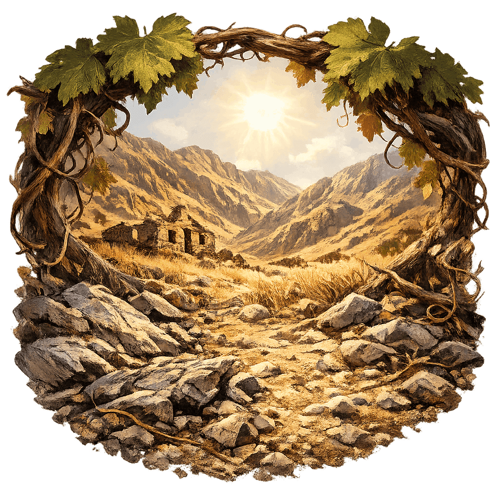 Detailed graphic of the Bendigo wine region.