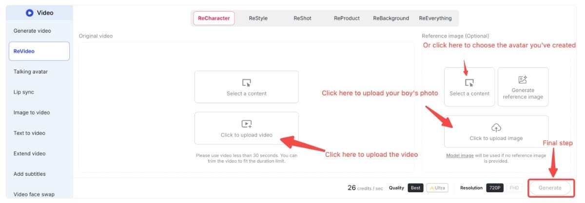 ai boyfriend recharacter