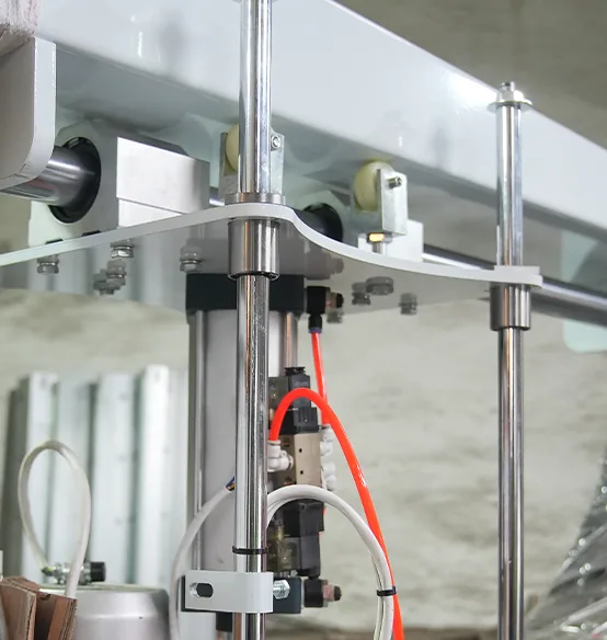 JG-802 machine internal component detail