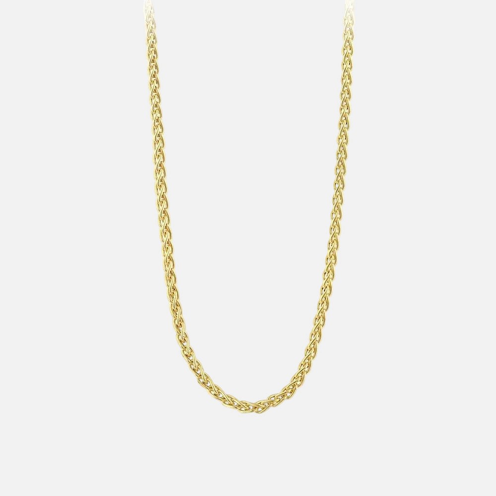 Assos Pırlanta 14 Ayar Altın Zincir Kolye 45 cm Tasarımı