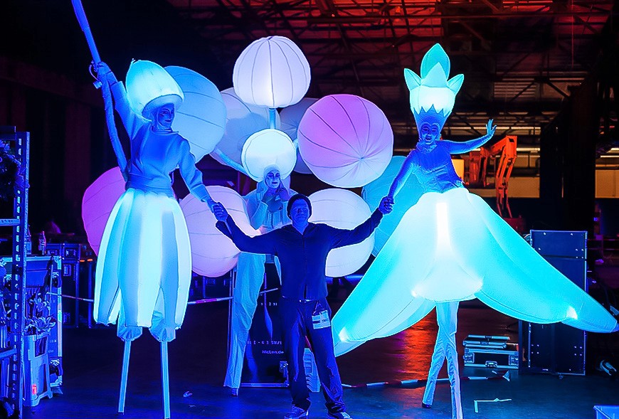 Imago Floris - augmented interactive performance installation