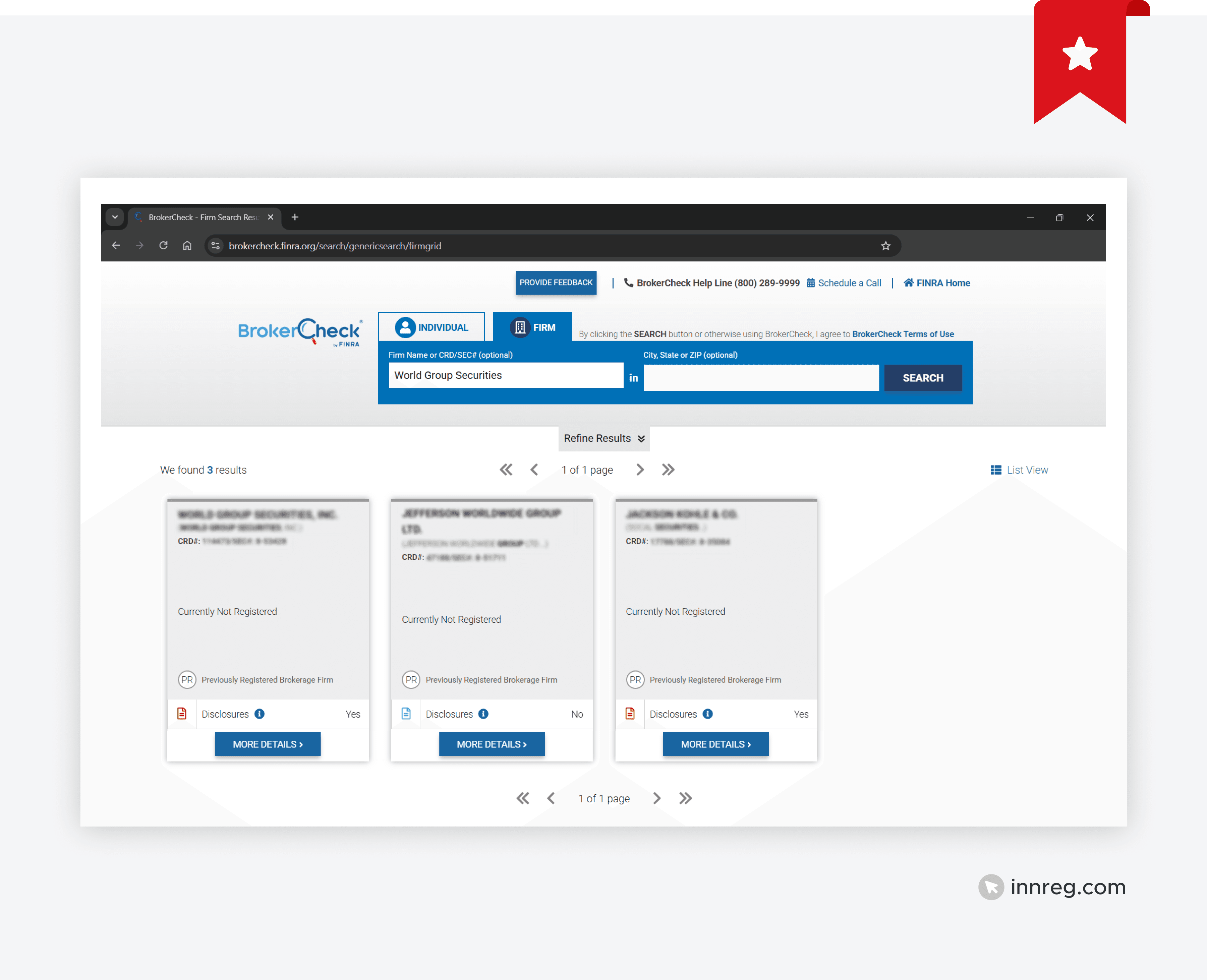 Firm Report Broker-Dealer