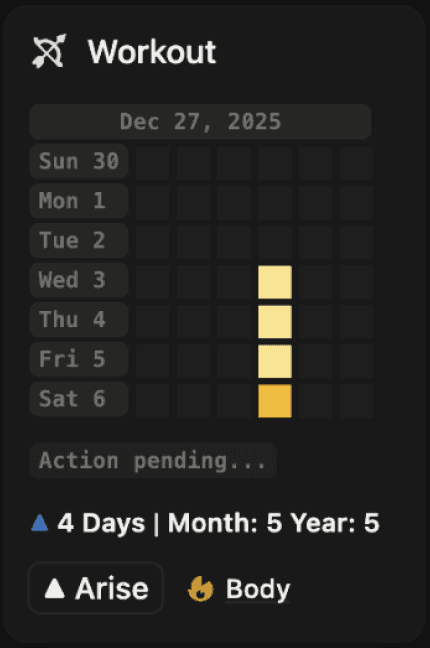 Gamified Life OS Habit Tracker