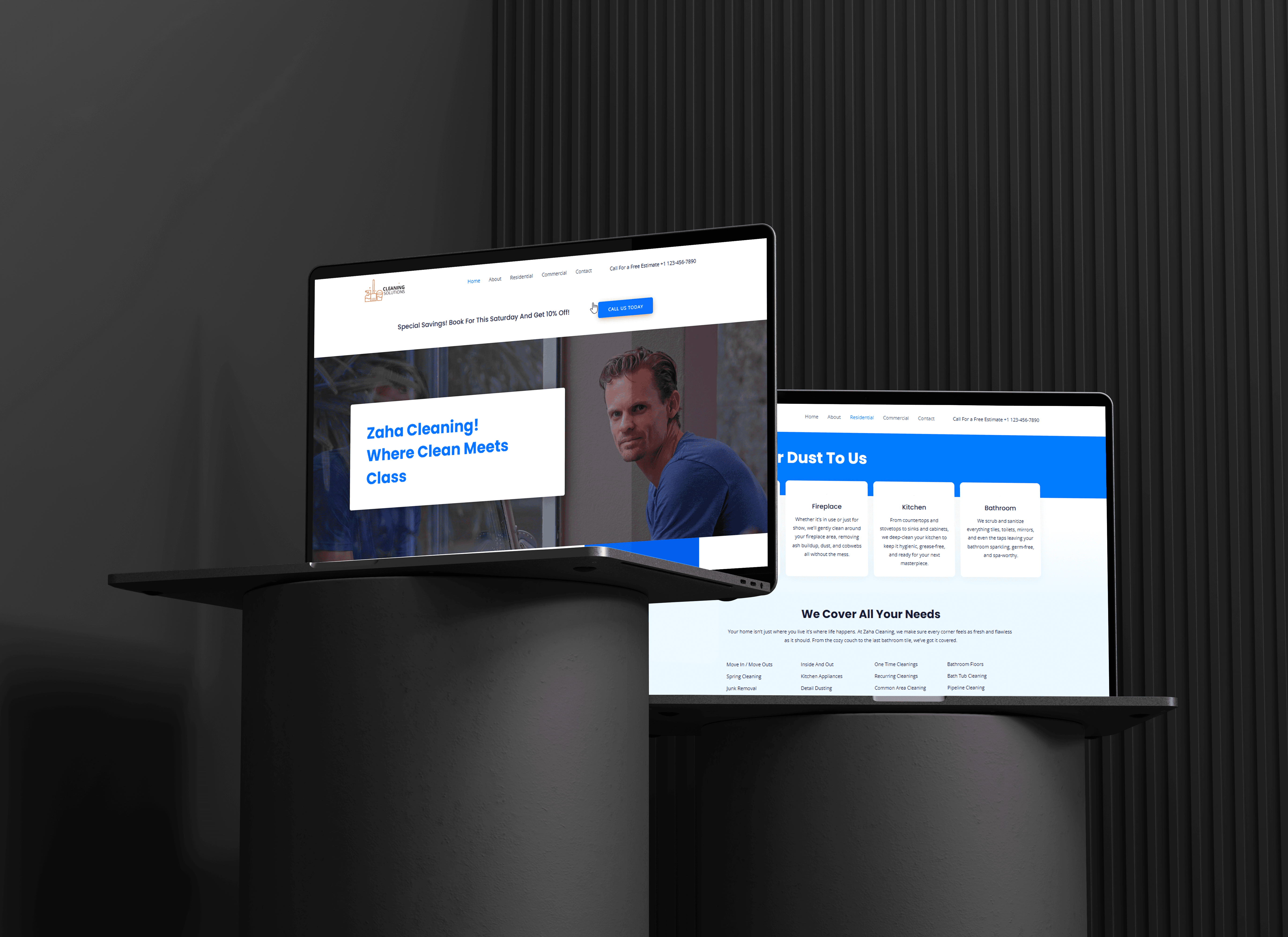 Zaha Cleaning Website
