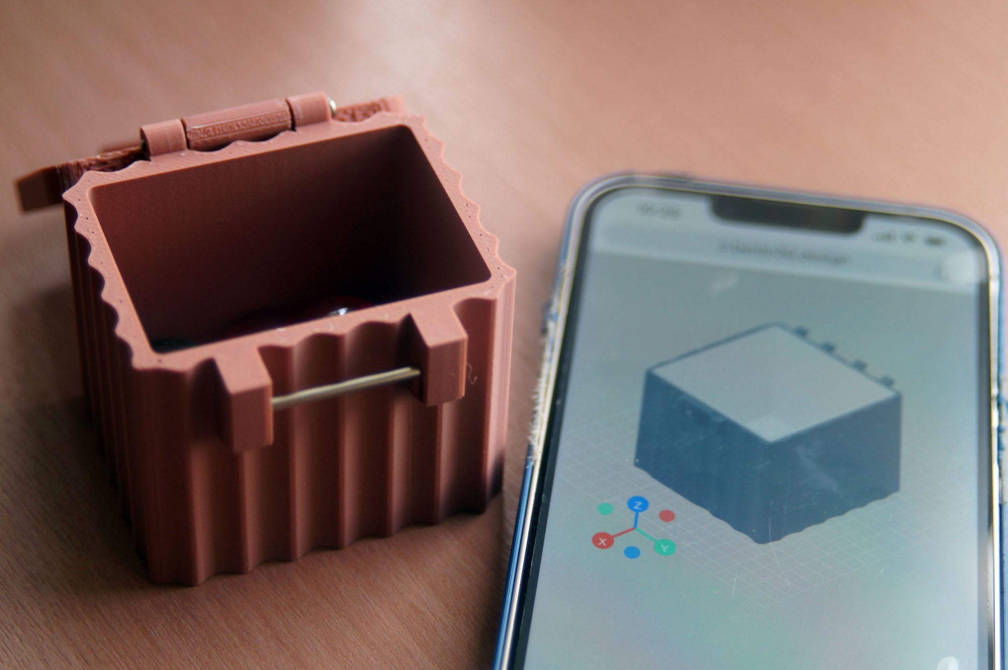 3Dプリンタで開けしめ可能なハコを一瞬で作る（Bento3D）