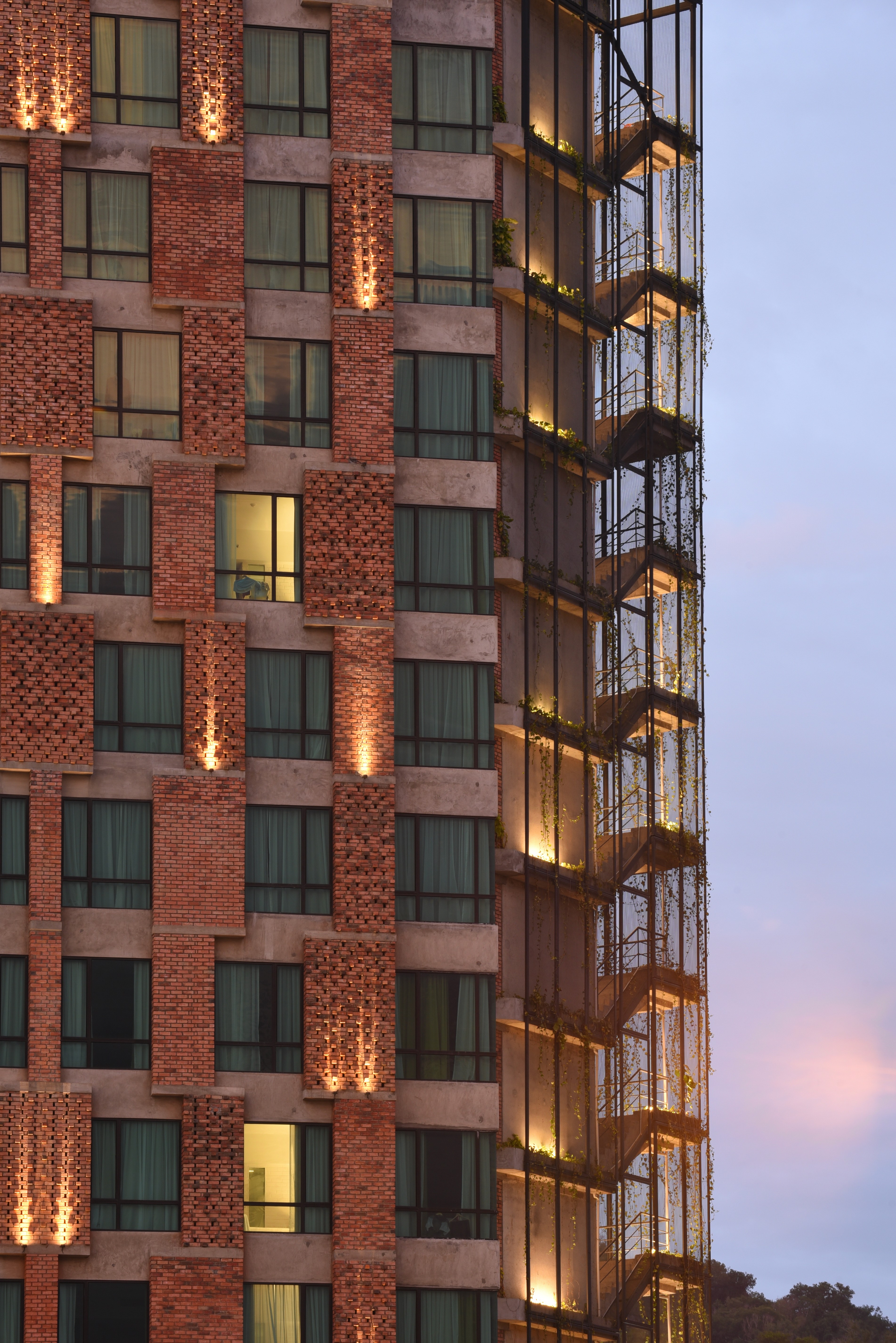 Exterior view of Ibis Style Hotel project by Asima Architects